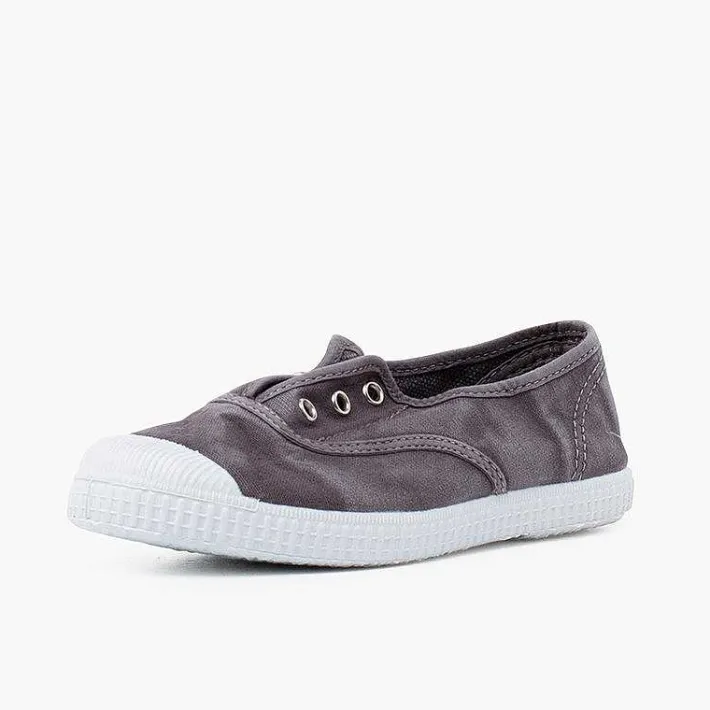 Zapatillas<Pisamonas Zapatillas Lona Efecto Desgastado Sin Cordones