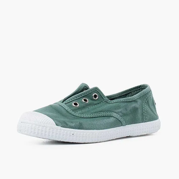 Zapatillas<Pisamonas Zapatillas Lona Efecto Desgastado Sin Cordones