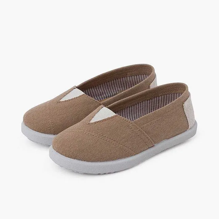 Zapatillas<Pisamonas Zapatillas Lona Elastico Detalle Talon