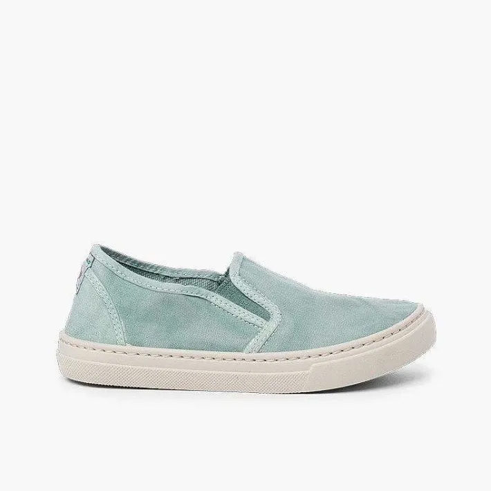 Zapatillas<Pisamonas Zapatillas Lona Lavada Elastico Lateral