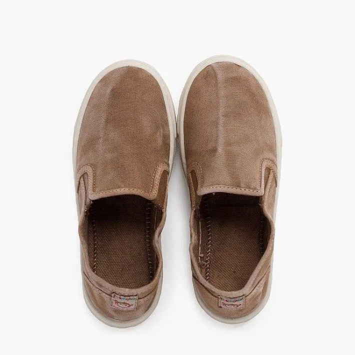 Zapatillas<Pisamonas Zapatillas Lona Lavada Elastico Lateral