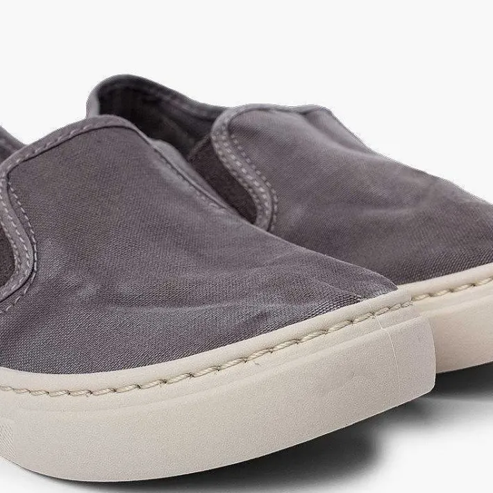 Zapatillas<Pisamonas Zapatillas Lona Lavada Elastico Lateral