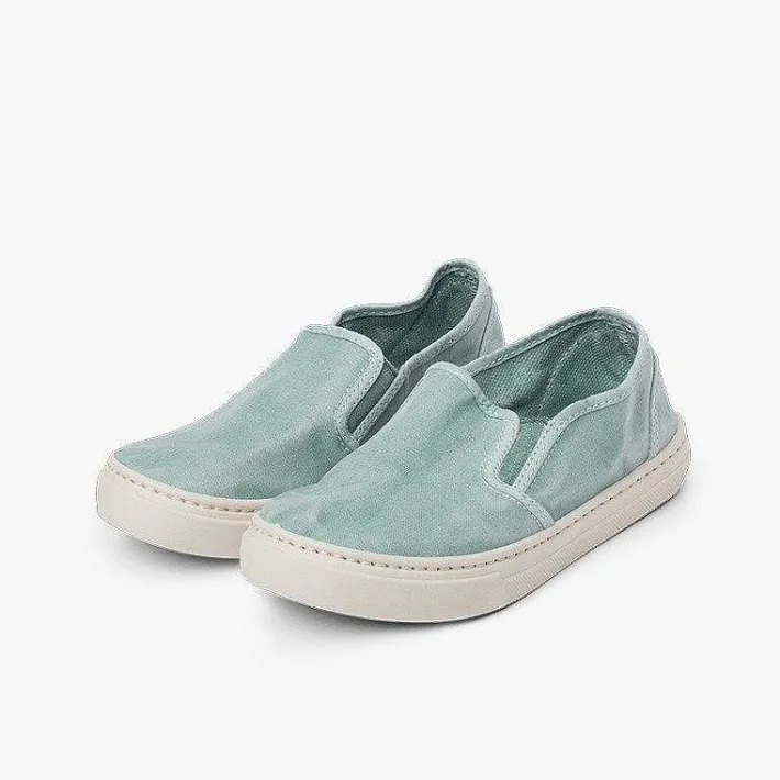 Zapatillas<Pisamonas Zapatillas Lona Lavada Elastico Lateral