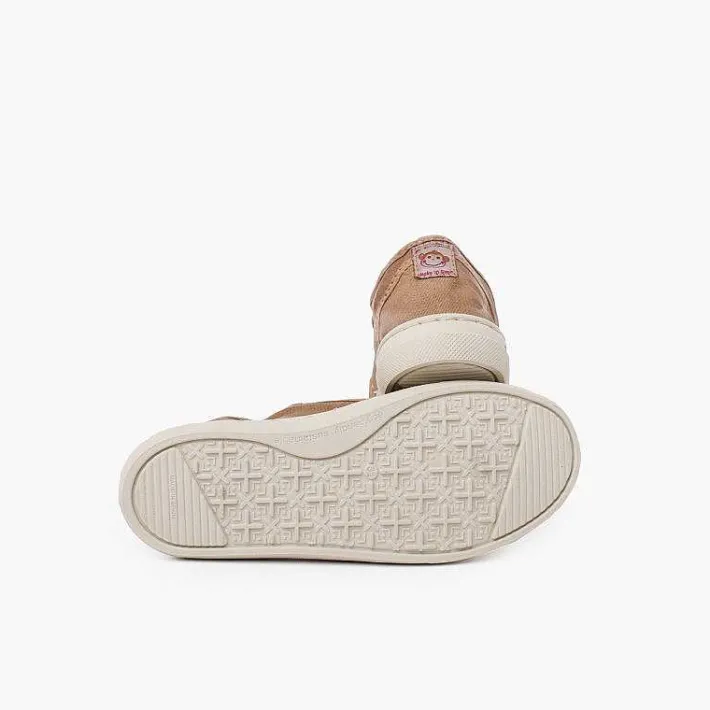 Zapatillas<Pisamonas Zapatillas Lona Lavada Elastico Lateral