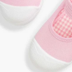 Zapatillas<Pisamonas Zapatillas Lona Niña Con Hebilla Y Puntera De Goma