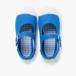 Zapatillas<Pisamonas Zapatillas Lona Niña Con Hebilla Y Puntera De Goma