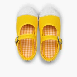 Zapatillas<Pisamonas Zapatillas Lona Niña Con Hebilla Y Puntera De Goma