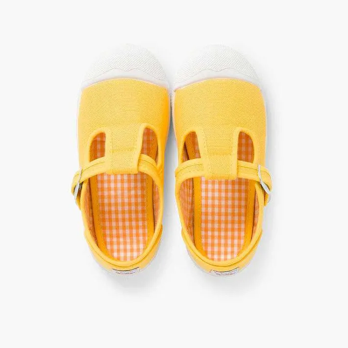 Zapatillas<Pisamonas Zapatillas Lona Niños Puntera Goma Tipo Pepitos