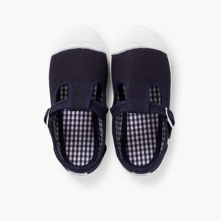 Zapatillas<Pisamonas Zapatillas Lona Niños Puntera Goma Tipo Pepitos