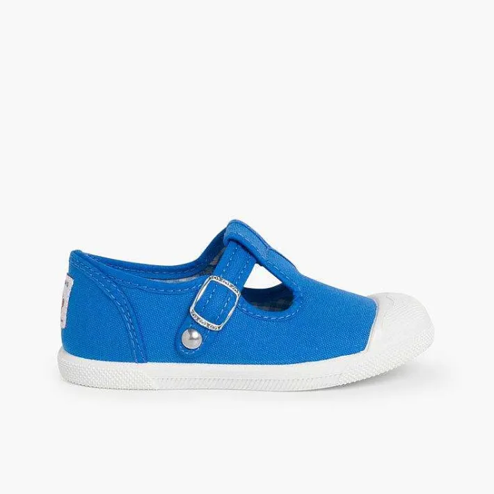 Zapatillas<Pisamonas Zapatillas Lona Niños Puntera Goma Tipo Pepitos
