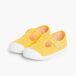 Zapatillas<Pisamonas Zapatillas Lona Niños Puntera Goma Tipo Pepitos