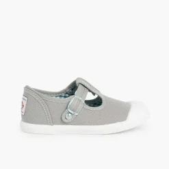 Zapatillas<Pisamonas Zapatillas Lona Niños Puntera Goma Tipo Pepitos