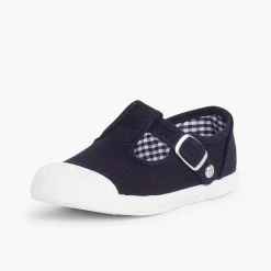 Zapatillas<Pisamonas Zapatillas Lona Niños Puntera Goma Tipo Pepitos
