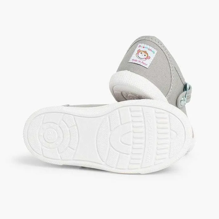 Zapatillas<Pisamonas Zapatillas Lona Niños Puntera Goma Tipo Pepitos