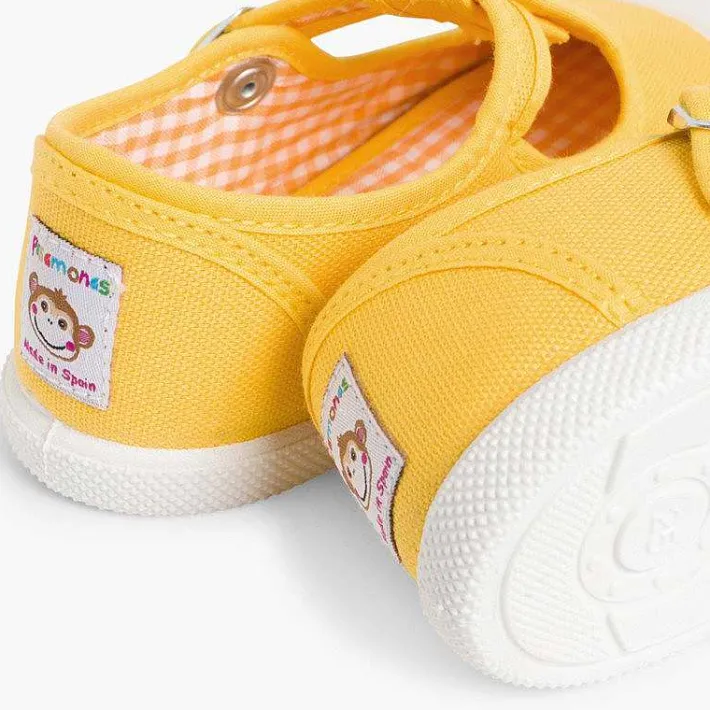 Zapatillas<Pisamonas Zapatillas Lona Niños Puntera Goma Tipo Pepitos