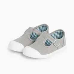 Zapatillas<Pisamonas Zapatillas Lona Niños Puntera Goma Tipo Pepitos