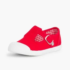 Zapatillas<Pisamonas Zapatillas Lona Niños Puntera Goma Tipo Pepitos