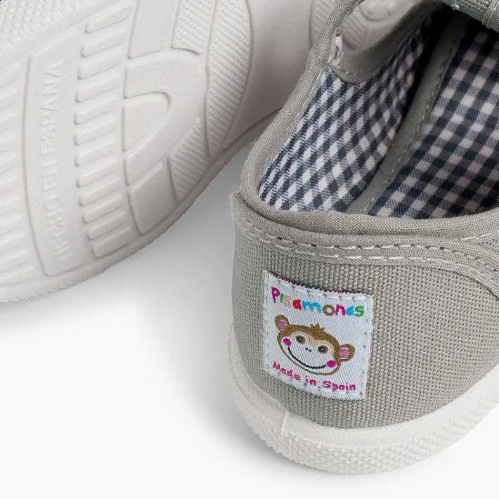 Zapatillas<Pisamonas Zapatillas Lona Niños Puntera Goma Tipo Pepitos
