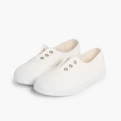 Zapatillas<Pisamonas Zapatillas Lona Punta Goma Sin Cordones