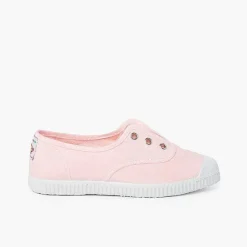 Zapatillas<Pisamonas Zapatillas Lona Punta Goma Sin Cordones