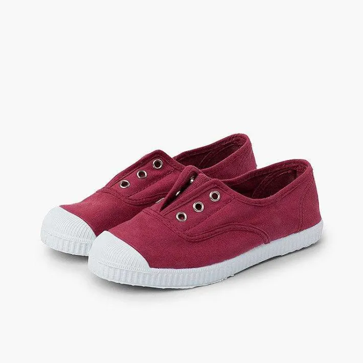 Zapatillas<Pisamonas Zapatillas Lona Punta Goma Sin Cordones