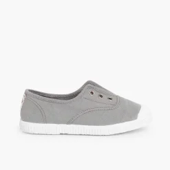 Zapatillas<Pisamonas Zapatillas Lona Punta Goma Sin Cordones