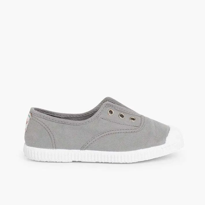 Zapatillas<Pisamonas Zapatillas Lona Punta Goma Sin Cordones