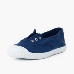 Zapatillas<Pisamonas Zapatillas Lona Punta Goma Sin Cordones
