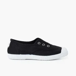 Zapatillas<Pisamonas Zapatillas Lona Punta Goma Sin Cordones