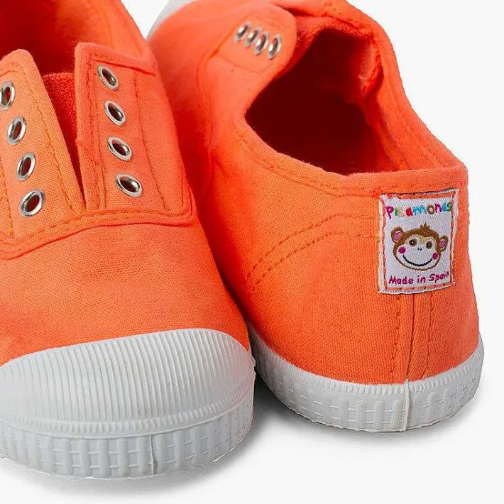 Zapatillas<Pisamonas Zapatillas Lona Punta Goma Sin Cordones