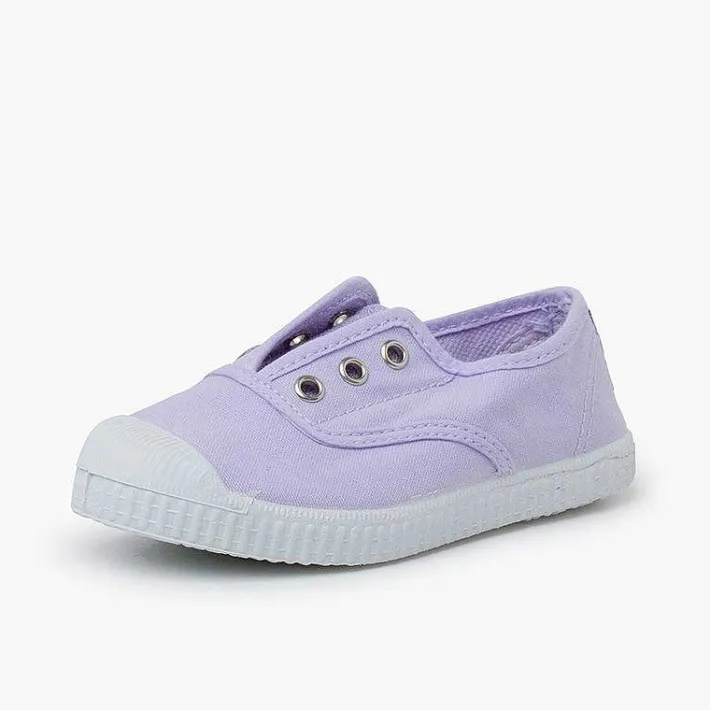 Zapatillas<Pisamonas Zapatillas Lona Punta Goma Sin Cordones