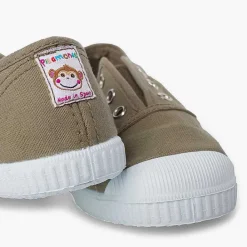 Zapatillas<Pisamonas Zapatillas Lona Punta Goma Sin Cordones