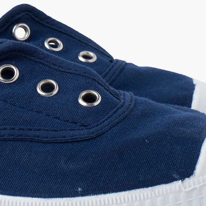 Zapatillas<Pisamonas Zapatillas Lona Punta Goma Sin Cordones