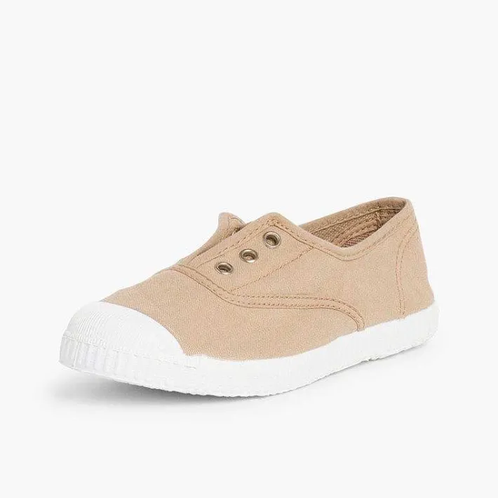 Zapatillas<Pisamonas Zapatillas Lona Punta Goma Sin Cordones
