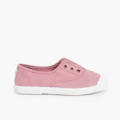 Zapatillas<Pisamonas Zapatillas Lona Punta Goma Sin Cordones