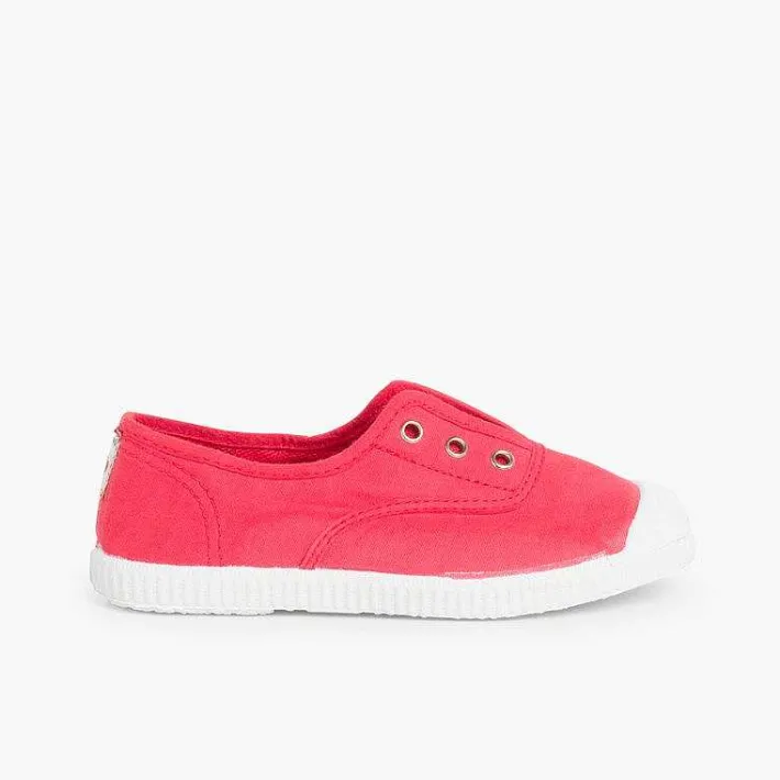 Zapatillas<Pisamonas Zapatillas Lona Punta Goma Sin Cordones