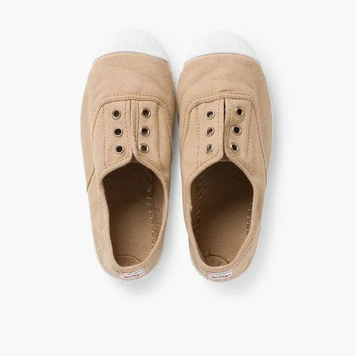 Zapatillas<Pisamonas Zapatillas Lona Punta Goma Sin Cordones