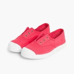 Zapatillas<Pisamonas Zapatillas Lona Punta Goma Sin Cordones
