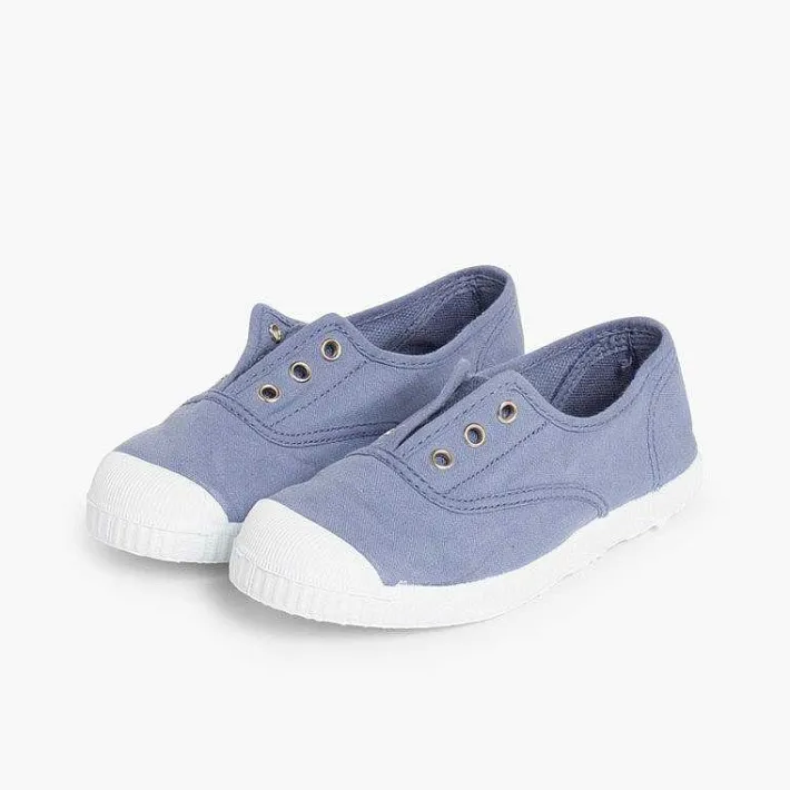 Zapatillas<Pisamonas Zapatillas Lona Punta Goma Sin Cordones