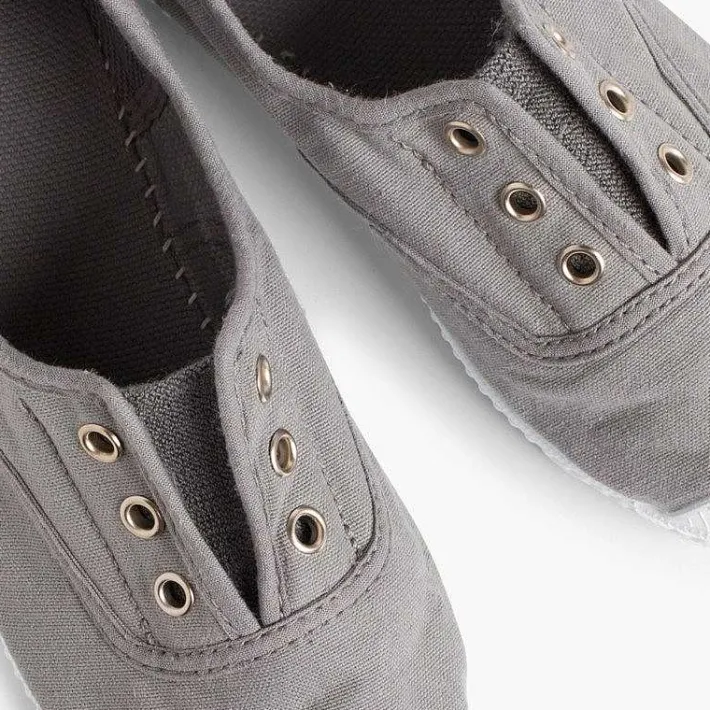 Zapatillas<Pisamonas Zapatillas Lona Punta Goma Sin Cordones