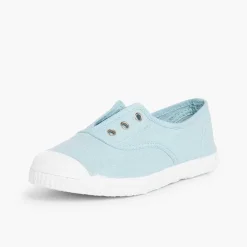 Zapatillas<Pisamonas Zapatillas Lona Punta Goma Sin Cordones