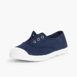 Zapatillas<Pisamonas Zapatillas Lona Punta Goma Sin Cordones