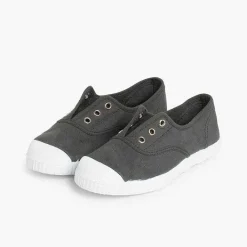Zapatillas<Pisamonas Zapatillas Lona Punta Goma Sin Cordones