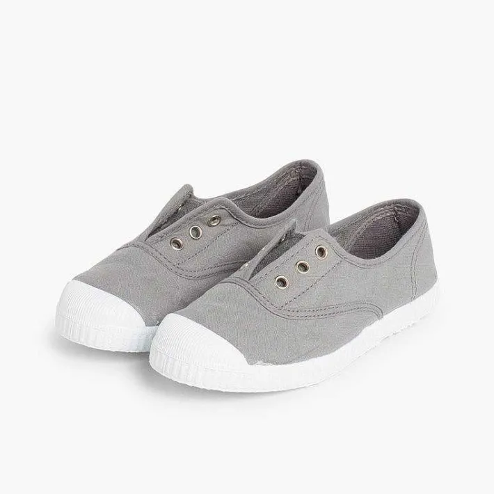 Zapatillas<Pisamonas Zapatillas Lona Punta Goma Sin Cordones