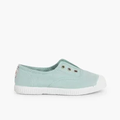 Zapatillas<Pisamonas Zapatillas Lona Punta Goma Sin Cordones