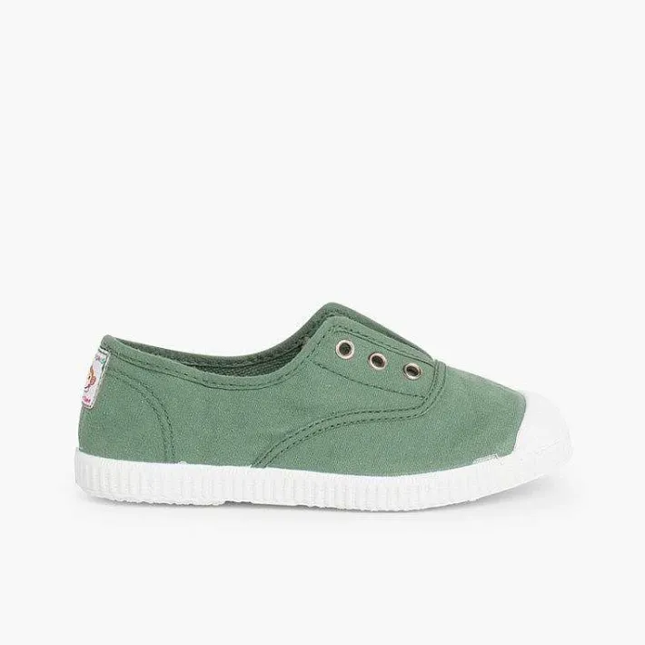 Zapatillas<Pisamonas Zapatillas Lona Punta Goma Sin Cordones