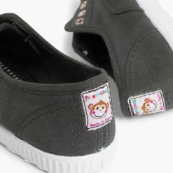 Zapatillas<Pisamonas Zapatillas Lona Punta Goma Sin Cordones