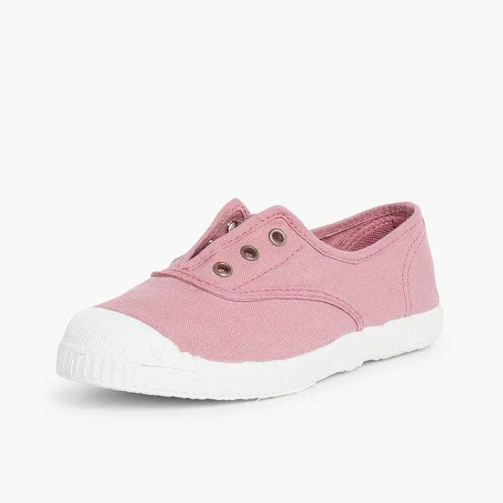 Zapatillas<Pisamonas Zapatillas Lona Punta Goma Sin Cordones