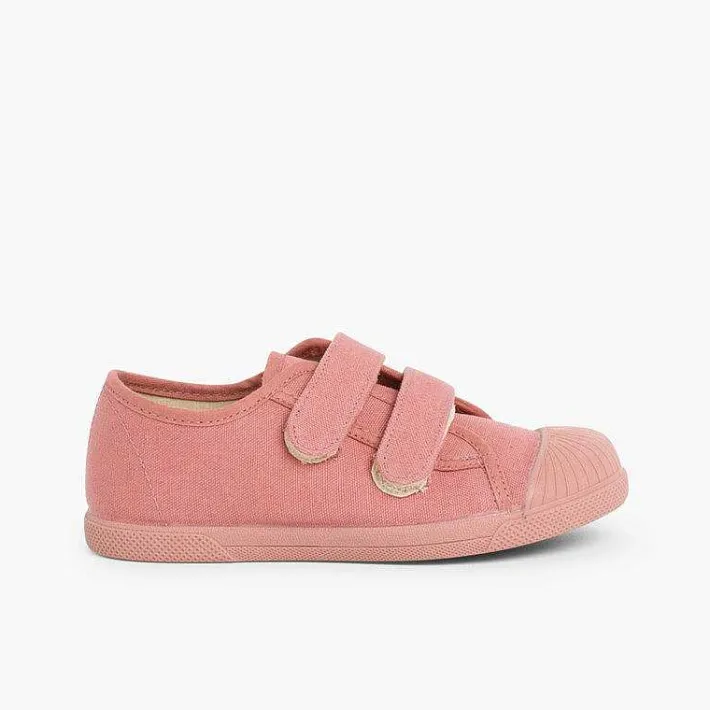 Zapatillas<Pisamonas Zapatillas Lona Puntera Goma Dos Cinta Adhesiva