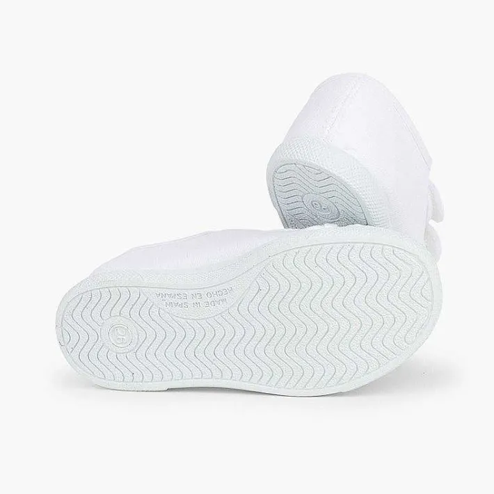 Zapatillas<Pisamonas Zapatillas Lona Puntera Goma Dos Cinta Adhesiva
